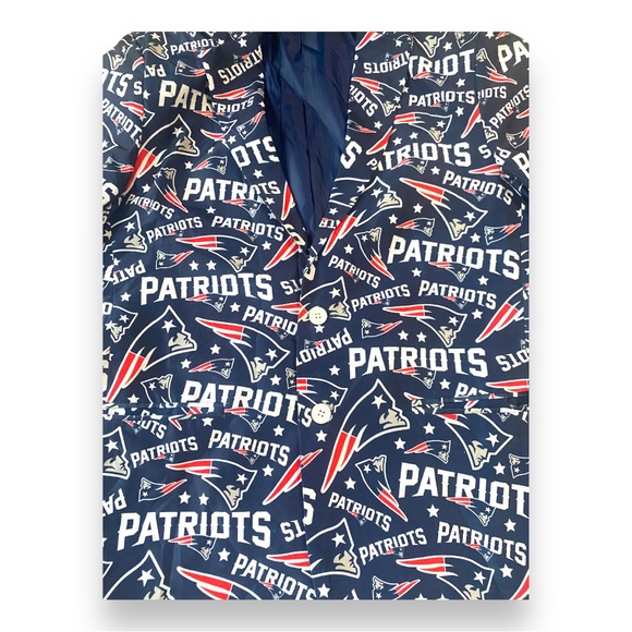 NFL Team Apparel NEW ENGLAND PATRIOTS Blazer Costume Sport Coat Suit Jacket - Picture 4 of 8